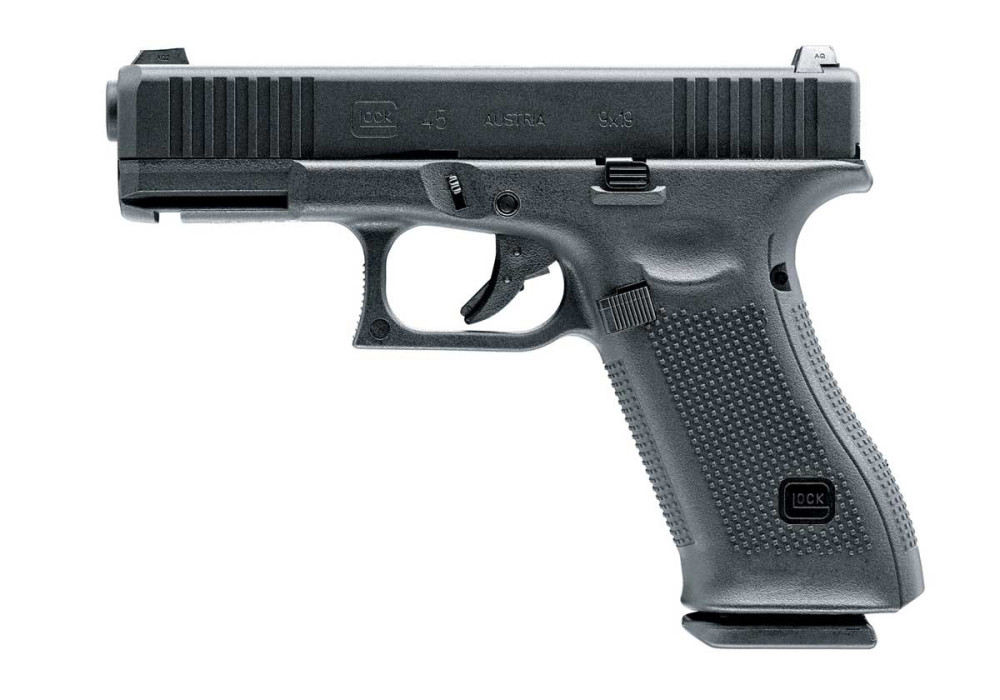 Pistolet 6mm GLOCK 45 GAZ BLOWBACK 22 BBs 1J BLACK UMAREX