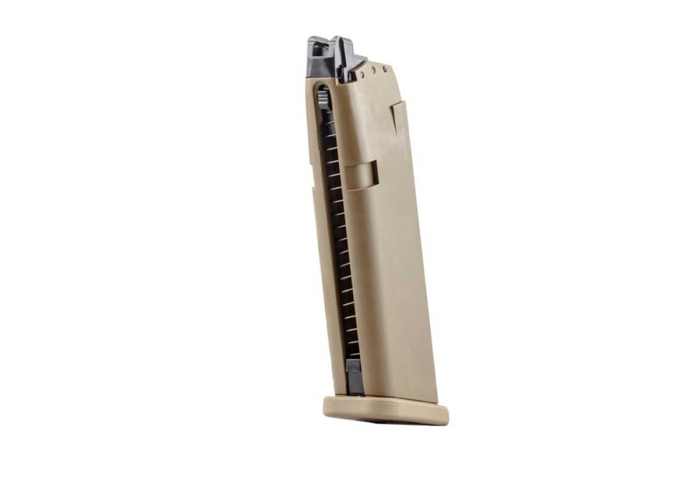 Chargeur 6mm GAZ GLOCK 19X METAL 22BBs TAN UMAREX