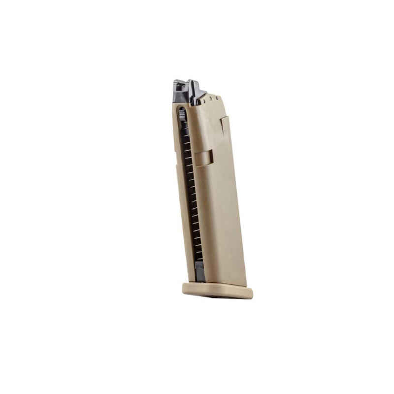 Chargeur 6mm GAZ GLOCK 19X METAL 22BBs TAN UMAREX