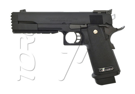 Pistolet HI-CAPA 5.2R BLACK GAZ WE