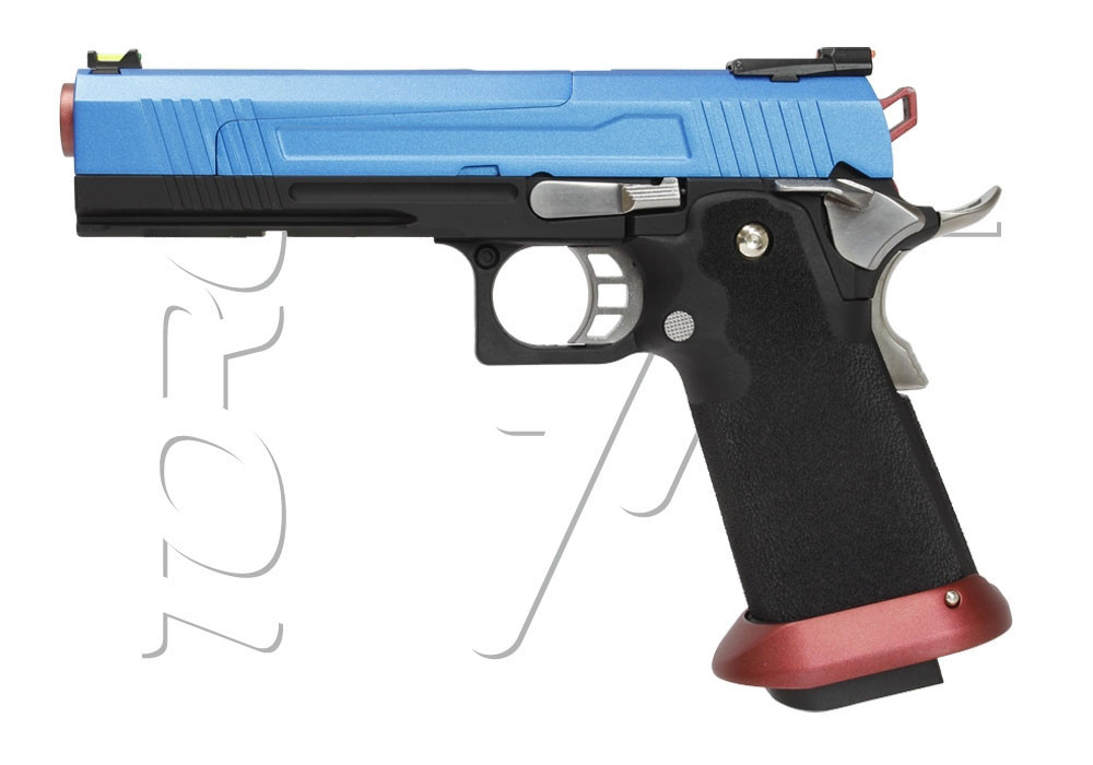 Pistolet HI-CAPA SERIE HX10 SPLIT BLUE AW CUSTOM GAZ