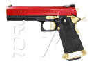 Pistolet HI-CAPA SERIE HX10 SPLIT RED AW CUSTOM GAZ