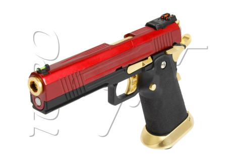 Pistolet HI-CAPA SERIE HX10 SPLIT RED AW CUSTOM GAZ