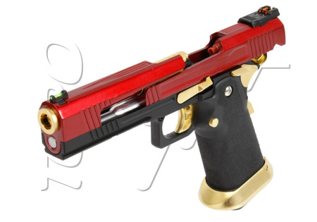 Pistolet HI-CAPA SERIE HX10 SPLIT RED AW CUSTOM GAZ