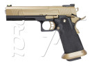 Pistolet HI-CAPA SERIE HX10 SPLIT TAN AW CUSTOM GAZ