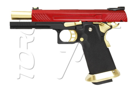 Pistolet HI-CAPA SERIE HX11 FULL RED AW CUSTOM GAZ