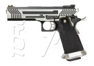 Pistolet HI-CAPA SERIE HX11 FULL SILVER AW CUSTOM GAZ