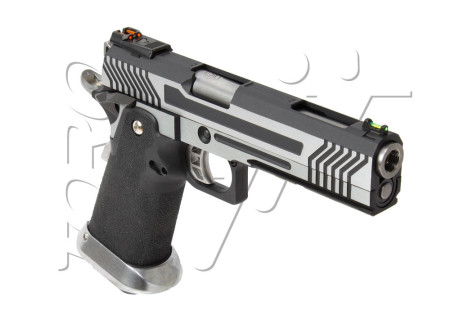 Pistolet HI-CAPA SERIE HX11 FULL SILVER AW CUSTOM GAZ