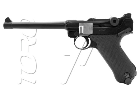 Pistolet LUGER P08 GBB CUSTOM REY 15BBs GAZ BLACK AW CUSTOM