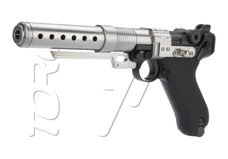 Pistolet LUGER P08 GBB CUSTOM REY 15BBs GAZ BLACK AW CUSTOM