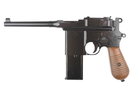 Pistolet MAUSER C96 M712 SHOULDER STOCK GBB GAZ WE