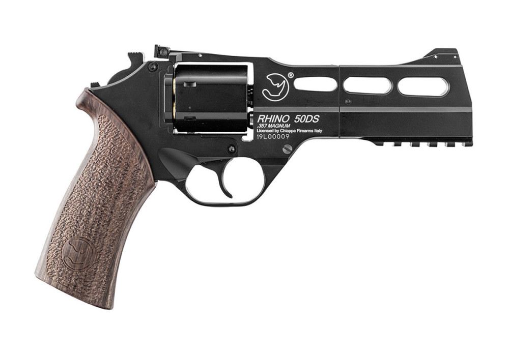 Revolver RHINO 50DS CO2 BLACK MAT CHIAPPA