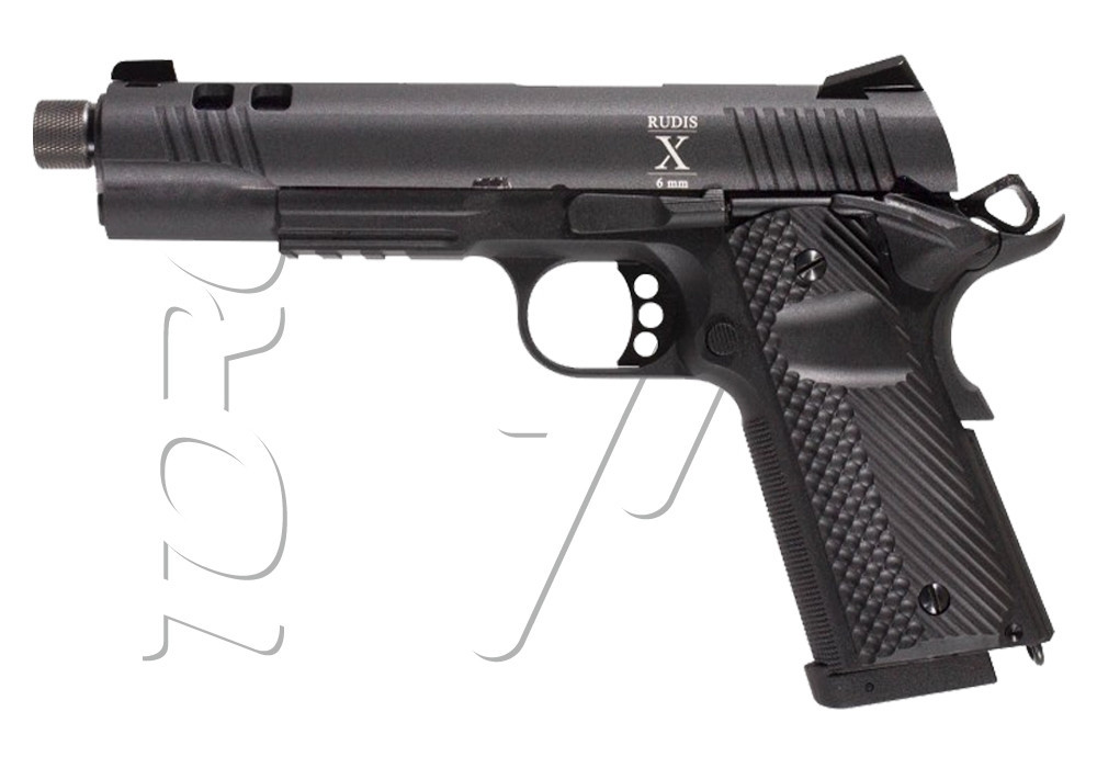 Pistolet RUDIS ACTA NON VERBA MODEL X CO2 COMPATIBLE GAZ SECUTOR BLACK