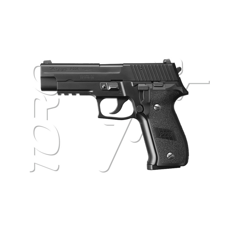 Pistolet SIG SAUER P226 RAIL GAZ BLOWBACK BLACK TOKYO MARUI