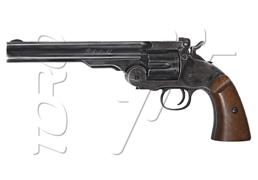 Revolver SMITH & WESSON SCHOFIELD 6" BLACK CO2 ASG