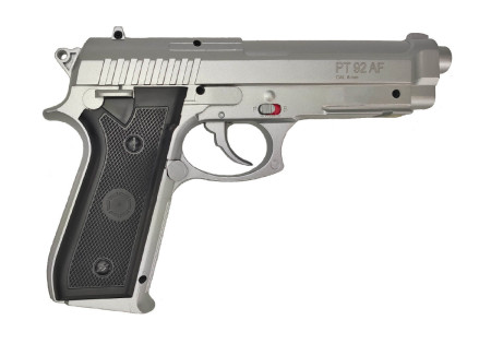 Pistolet TAURUS PT92 DIE CAST FULL METAL SILVER CO2 CYBERGUN