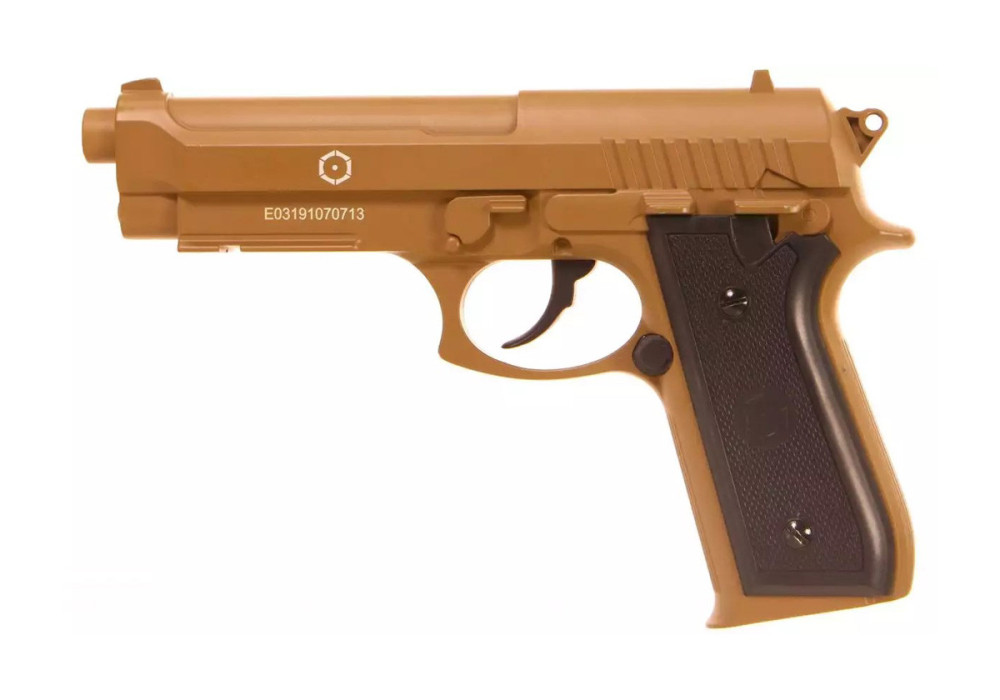 Pistolet TAURUS PT92 DIE CAST FULL METAL TAN CO2 CYBERGUN