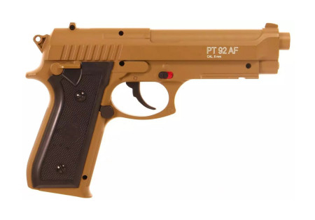 Pistolet TAURUS PT92 DIE CAST FULL METAL TAN CO2 CYBERGUN