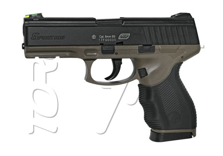 Pistolet TAURUS PT24/7 SPORT 106 DT BLACK TAN SPRING ASG