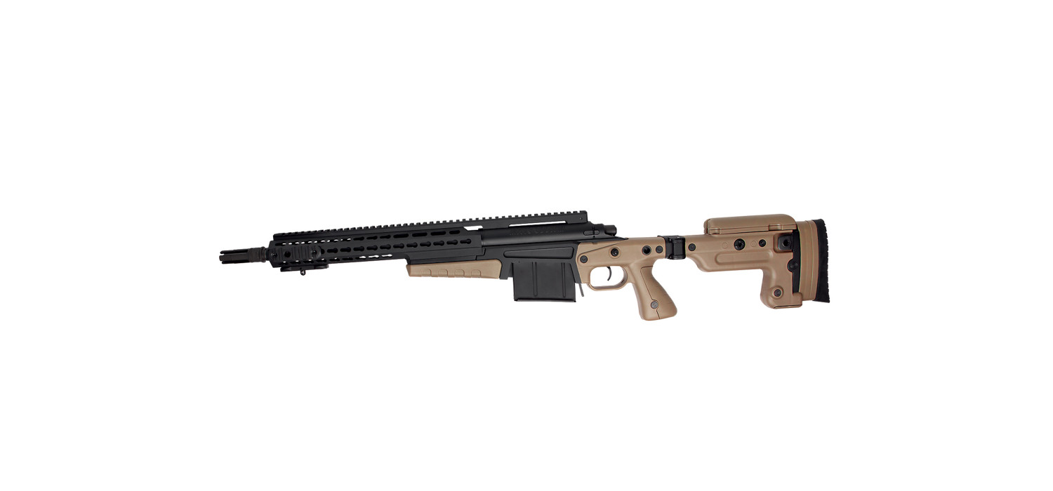 Fusil SNIPER MK13 COMPACT SPRING BLACK TAN ASG