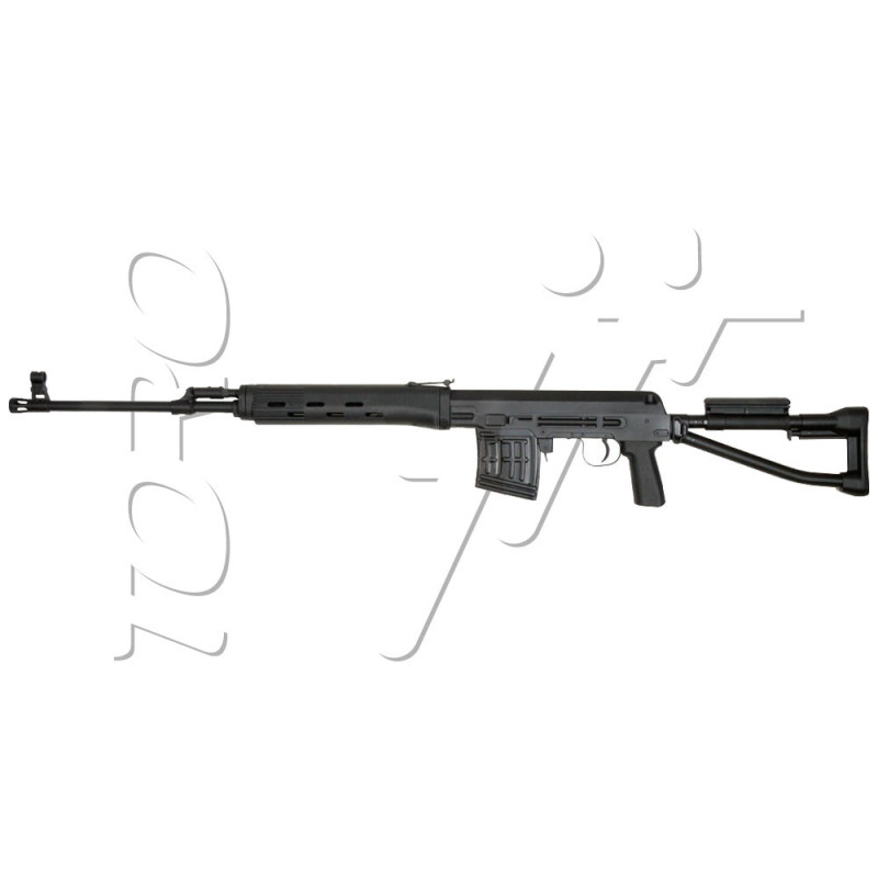 Fusil SNIPER KALASHNIKOV DRAGUNOV SVD CROSSE PLIABLE A&K SPRING