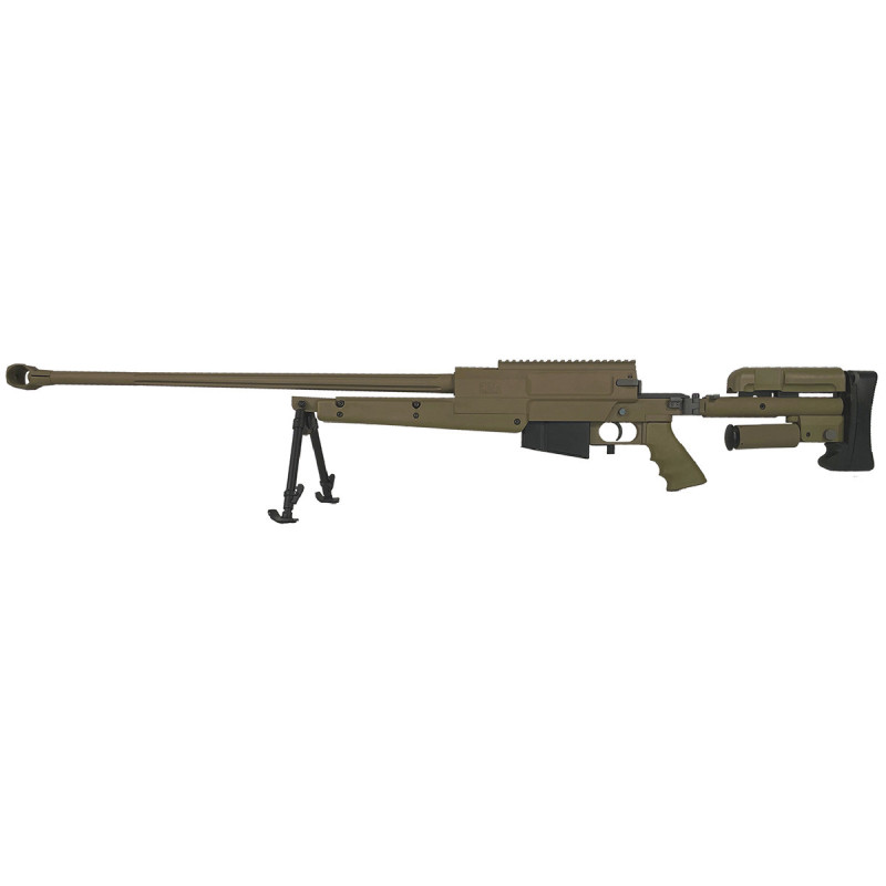 Fusil SNIPER PGM 338 BOLT FULL METAL GAZ TAN PGM PRECISION