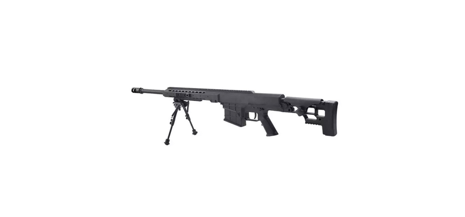 Fusil SNIPER BARRETT MRAD AEG BLACK SNOW WOLF