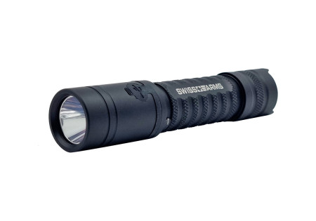 Lampe 1300 LUMENS BOUTON DEPORTE + ADAPTATEUR RAIL PICATINNY SWISS ARMS