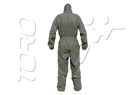 COMBINAISON TISSU PAINTBALL AVEC PROTECTION VERT OLIVE - Taille XS