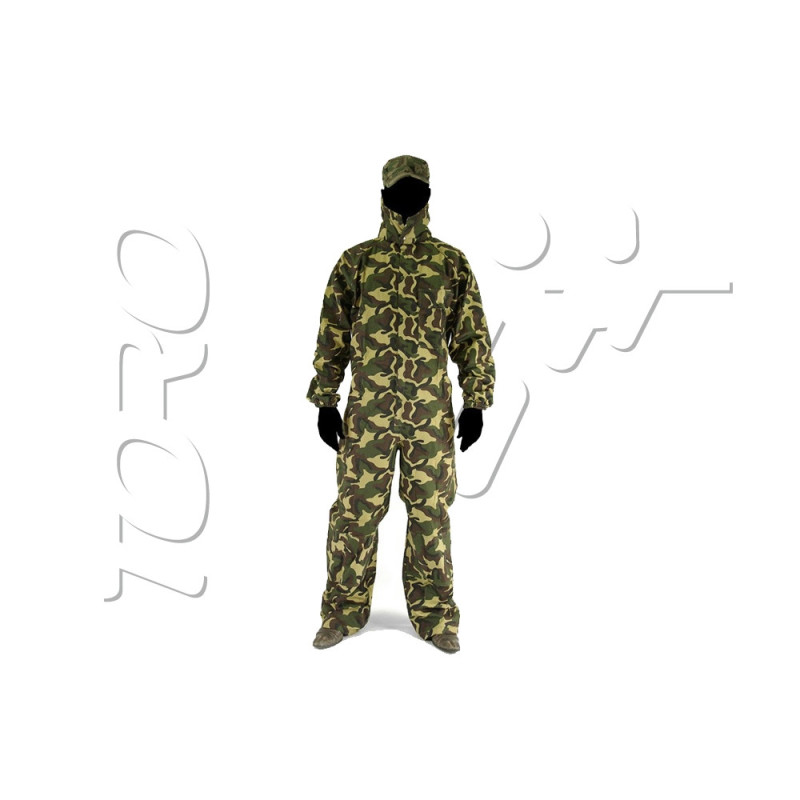 COMBINAISON TISSU PAINTBALL AVEC PROTECTION COU CAMO