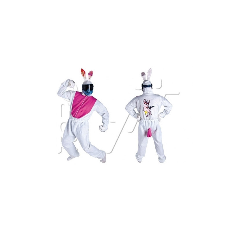 Costume de LAPIN BLANC ET ROSE X25