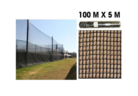 Filet PAINTBALL ECO 100m X 5m VERT ET NOIR