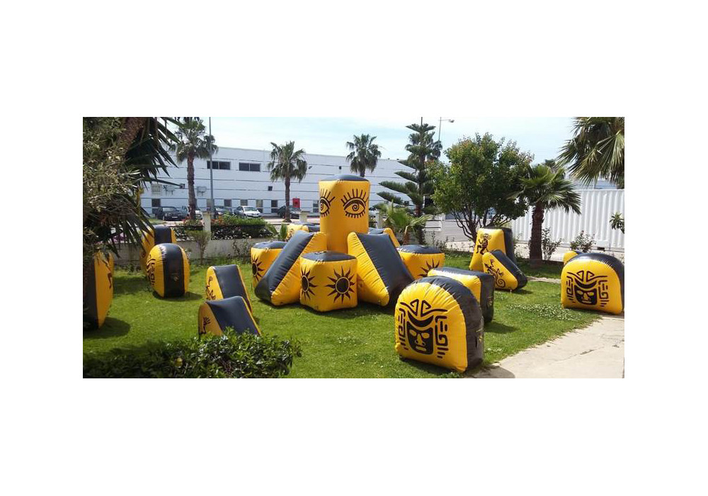 Supairball KIT 7 JOUEURS 25 OBSTACLES CITY OF GOLD YELLOW