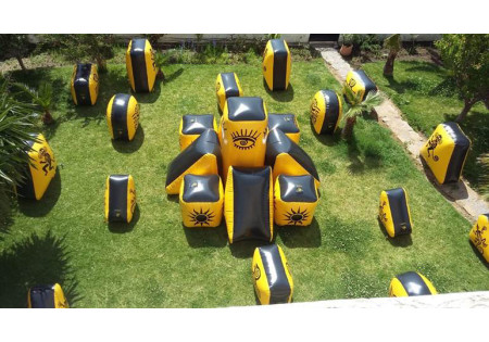 Supairball KIT 7 JOUEURS 25 OBSTACLES CITY OF GOLD YELLOW