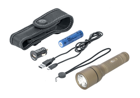 Lampe tactique WALTHER PRO PL71R DIRTY DESERT 1800 LUMENS UMAREX