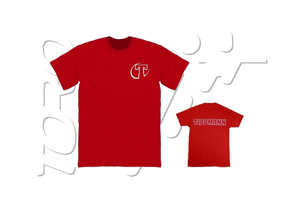 T SHIRT TIPPMANN CIRCLE LOGO RED