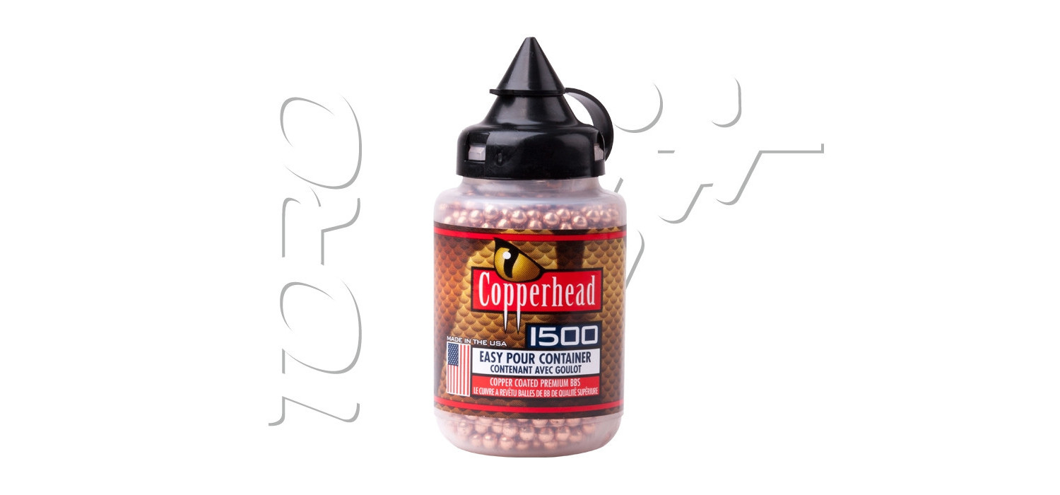 Billes 4.5mm COPPERHEAD BOUTEILLE CROSMAN X1500