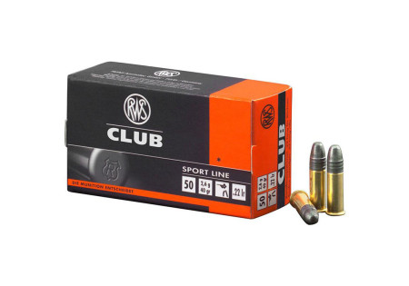 Cartouches 22LR RWS CLUB X50 - Catégorie C