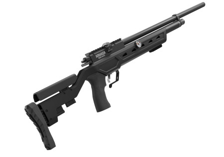 Carabine 5.5mm (Plomb) PCP ARMADA SEMI AUTO BLACK 40 joules - Catégorie C