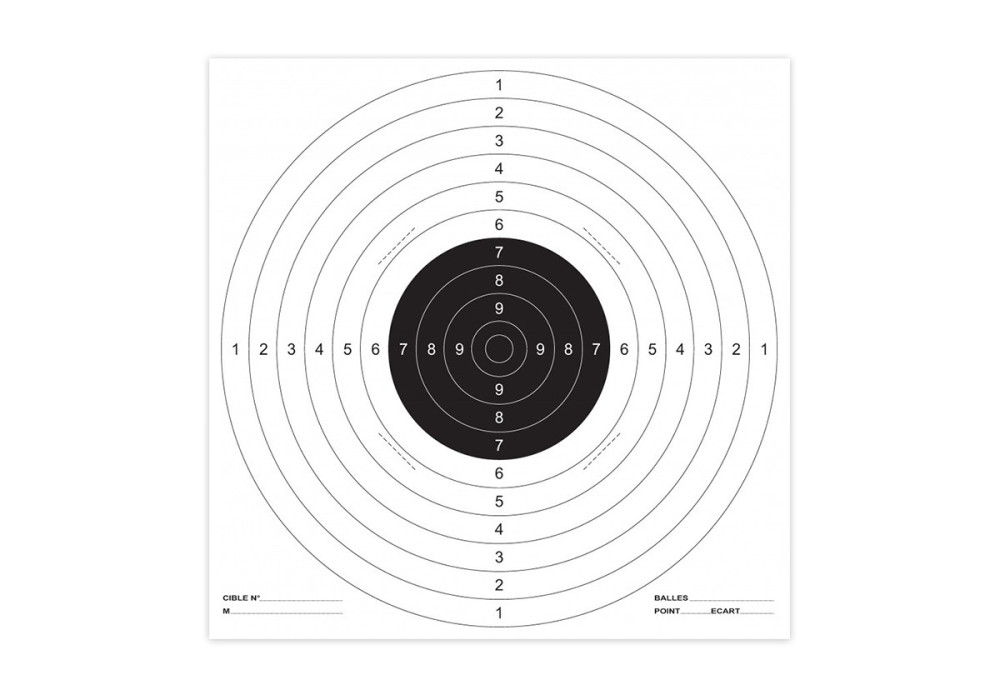 Cibles carton 51X52 C50
