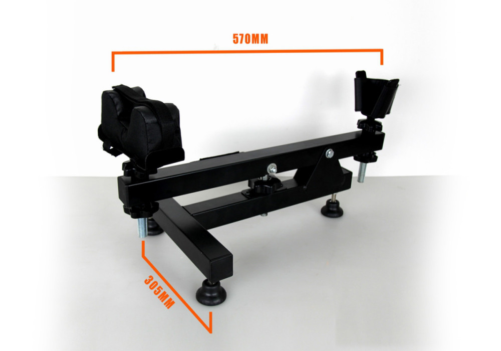 Support DE TIR CHEVALET DE REGLAGE PETIT MODELE 570mm POUR CARABINE