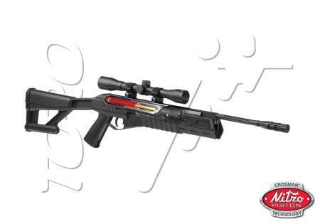 Carabine 4.5mm (Plomb) CROSMAN TR77 NITRO PISTON + LUNETTE