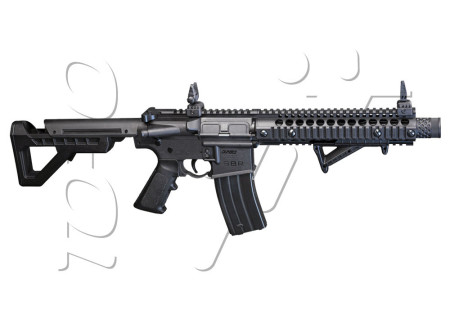 Carabine 4.5mm (Billes) DPMS SBR FULL AUTO CO2 BLACK CROSMAN