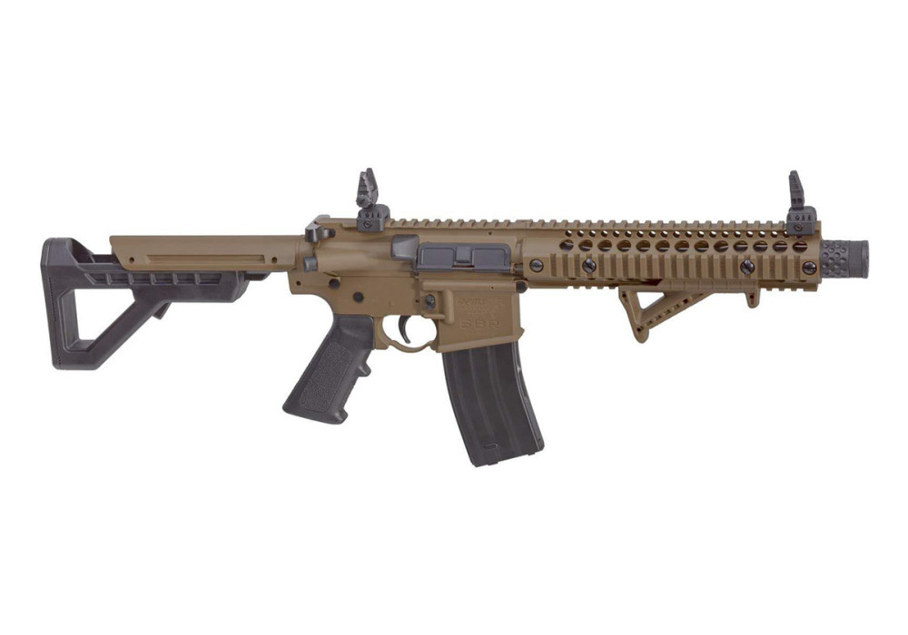 Carabine 4.5mm (Billes) DPMS SBR FULL AUTO CO2 BLACK TAN CROSMAN