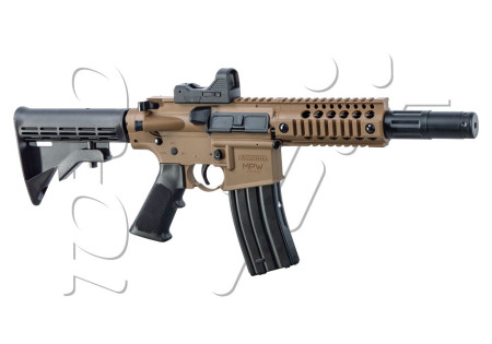 Carabine 4.5mm (Billes) CROSMAN BUSHMASTER MPW FULL AUTO CO2 BLACK TAN