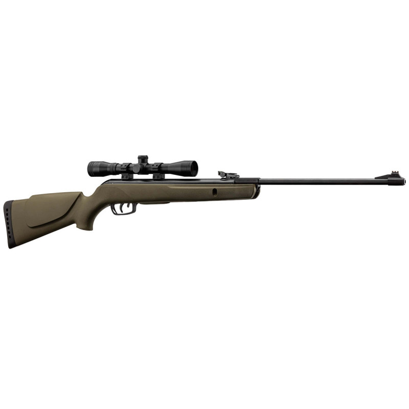 Carabine 4.5mm (Plomb) GAMO BIG CAT 1000E BARRICADE OLIVE + LUNETTE 4X32 WR