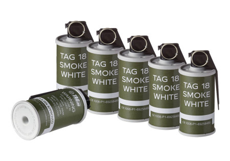 Fumigène grenade TAG18 SMOKE WHITE TAG INNOVATION PACK X6