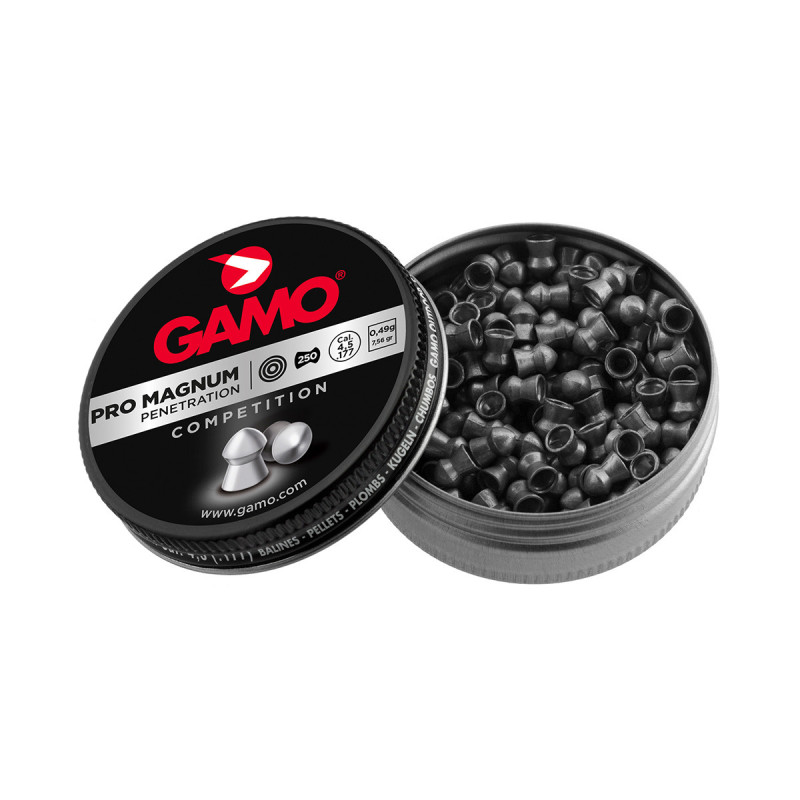 Plombs 4.5mm GAMO PRO MAGNUM PENETRATION POINTUS 0.49g BOITE X250