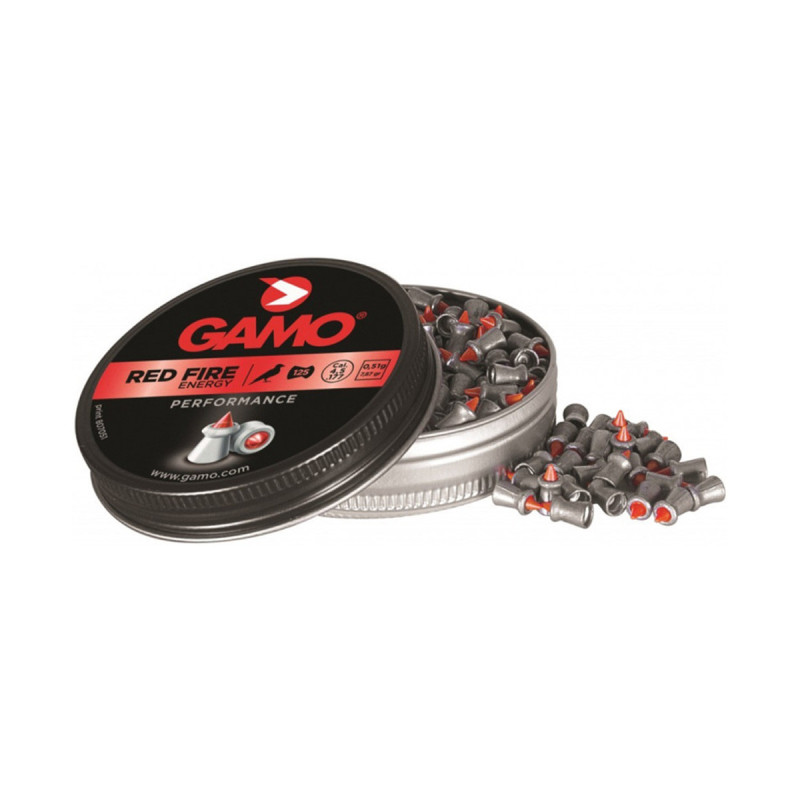 Plombs 4.5mm GAMO RED FIRE ENERGY PERFORMANCE POINTUS 0.51g BOITE X125