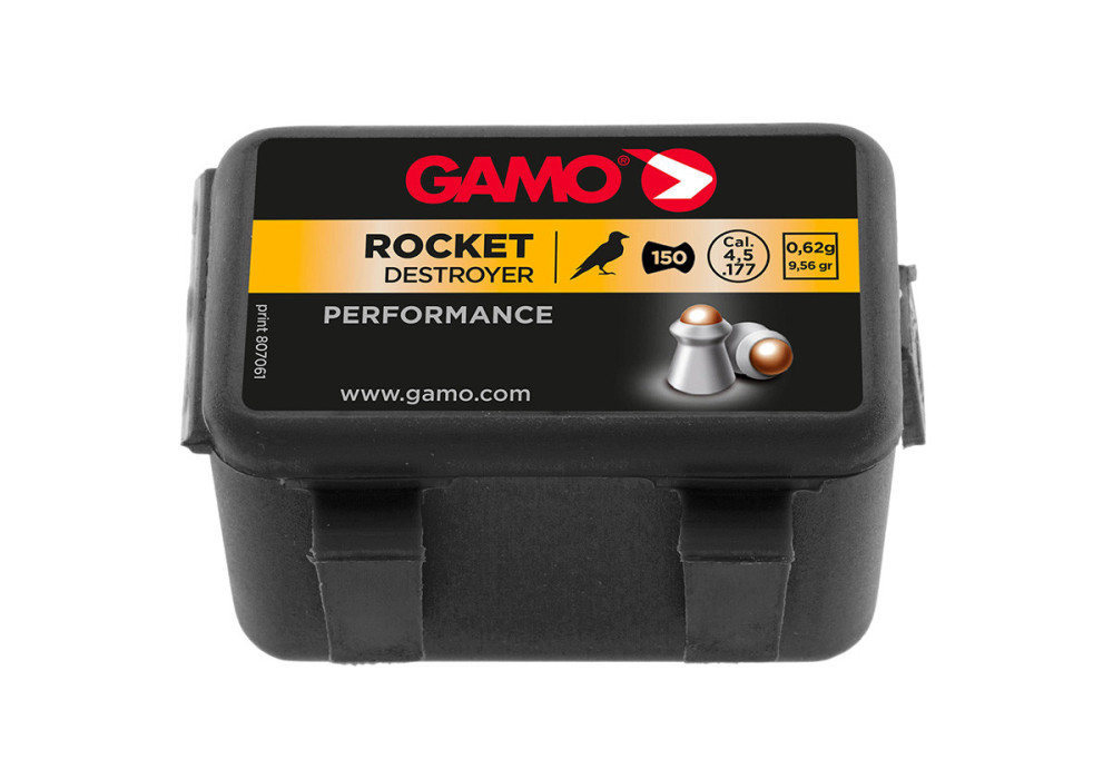 Plombs 4.5mm GAMO ROCKET DESTROYER 0.62g BOITE X150